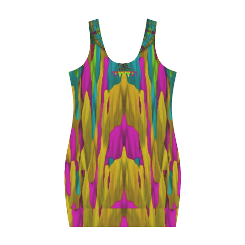 Troll In the Rainbows looking good Medea Vest Dress (Model D06)