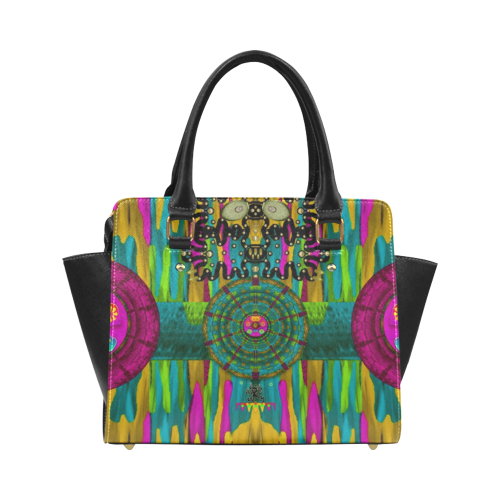 Troll In the Rainbows looking good Classic Shoulder Handbag (Model 1653)