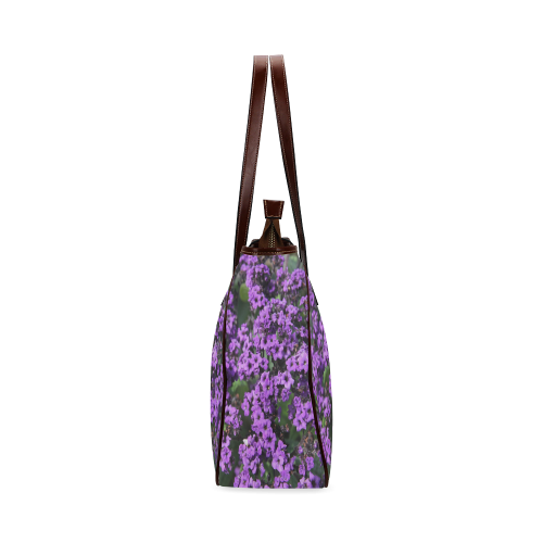 Purple Flowers Classic Tote Bag (Model 1644)