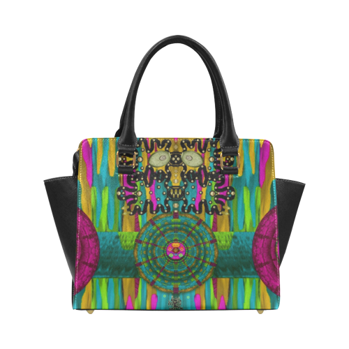 Troll In the Rainbows looking good Classic Shoulder Handbag (Model 1653)