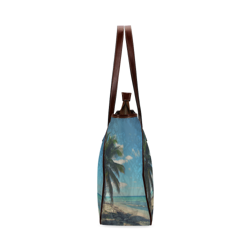 Caribbean Blue Classic Tote Bag (Model 1644)