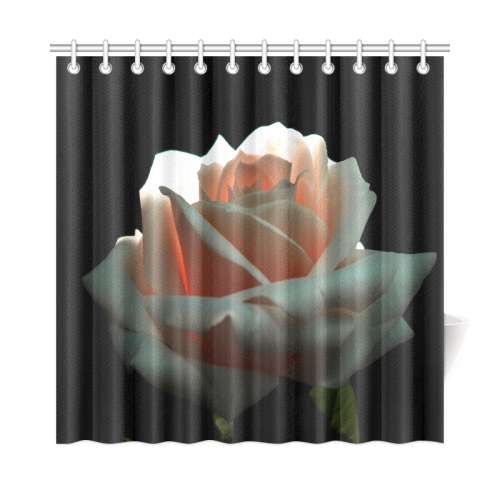 A Beautiful Rose Shower Curtain 72"x72"