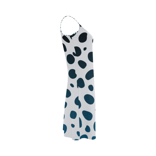 White Leopard Alcestis Slip Dress (Model D05)