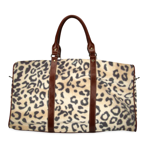 leopard print travel case