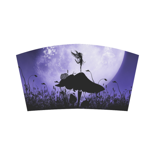 A beautiful fairy dancing on a mushroom silhouette Bandeau Top
