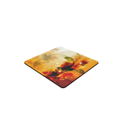 Awesome abstract flowers Square Coaster