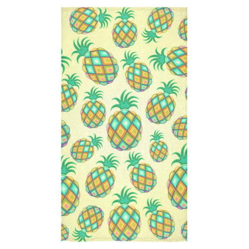 Pineapple Pastel Colors Pattern Bath Towel 30"x56"