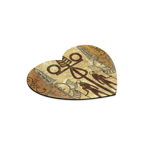 Egyptian sign Heart-shaped Mousepad