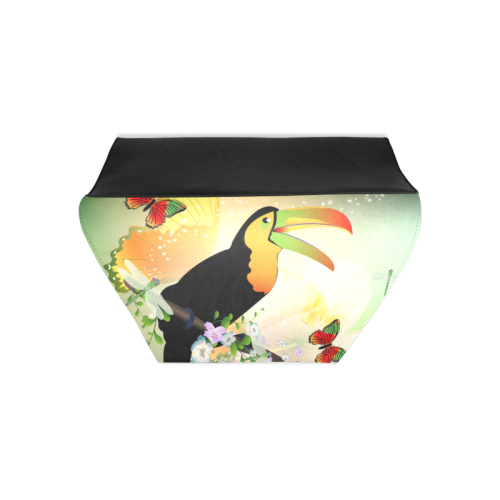 Funny toucan with flowers Clutch Bag (Model 1630)