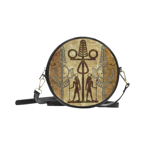 Egyptian sign Round Sling Bag (Model 1647)