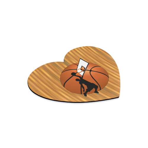 Slam Dunk Basketball Player Heart-shaped Mousepad