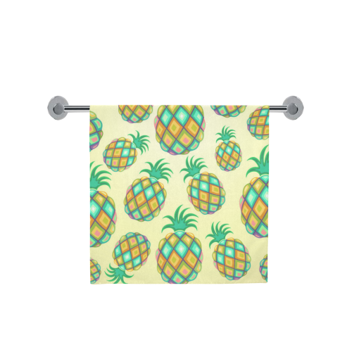 Pineapple Pastel Colors Pattern Bath Towel 30"x56"