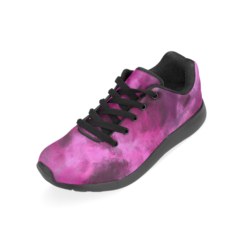 Magenta Storm Oil Painting Women’s Running Shoes (Model 020)