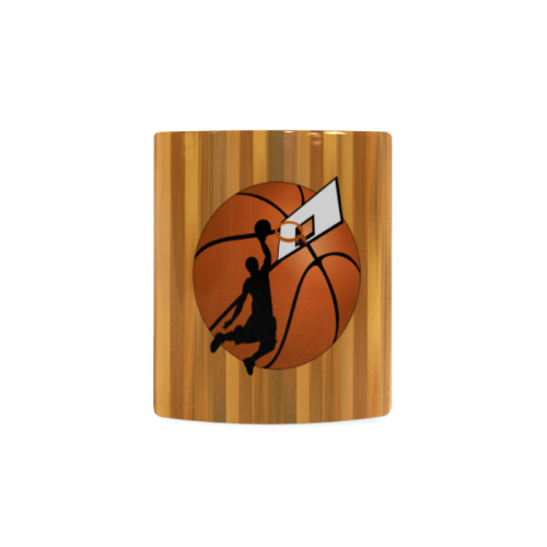 Slam Dunk Basketball Player White Mug(11OZ)
