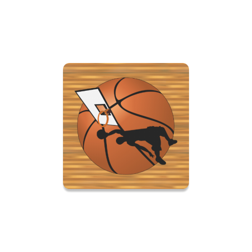 Slam Dunk Basketball Player Square Coaster