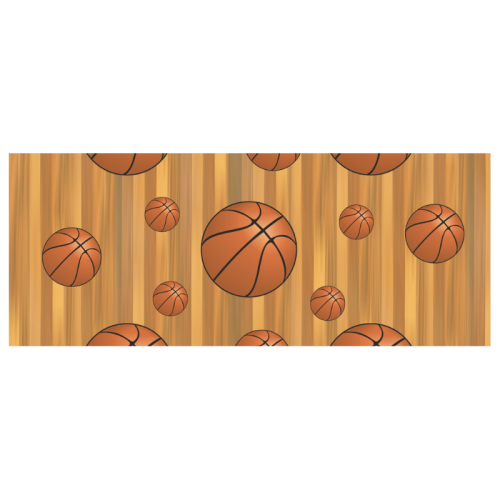Basketballs with Wood Background Custom Morphing Mug
