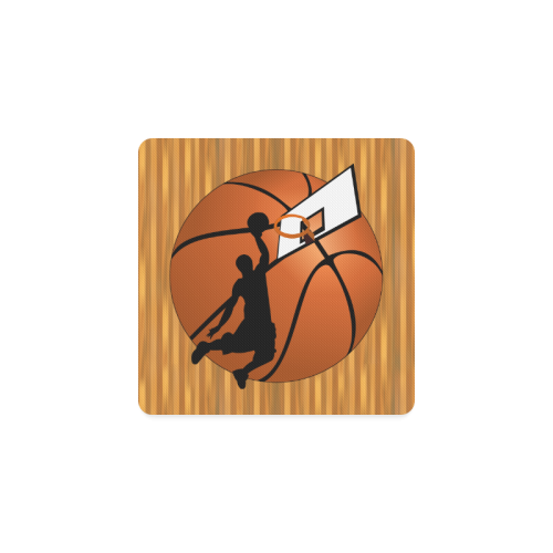 Slam Dunk Basketball Player Square Coaster