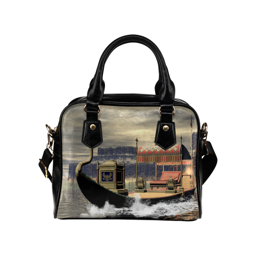 The sacred barge Shoulder Handbag (Model 1634)