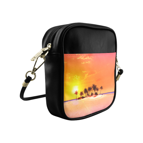 Wonderful sunset in soft colors Sling Bag (Model 1627)