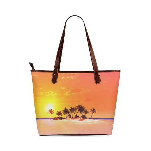 Wonderful sunset in soft colors Shoulder Tote Bag (Model 1646)