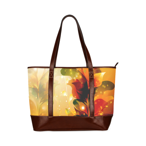 Awesome abstract flowers Tote Handbag (Model 1642)