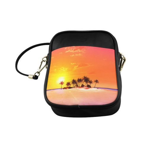 Wonderful sunset in soft colors Sling Bag (Model 1627)