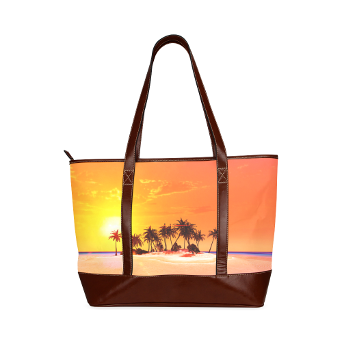 Wonderful sunset in soft colors Tote Handbag (Model 1642)