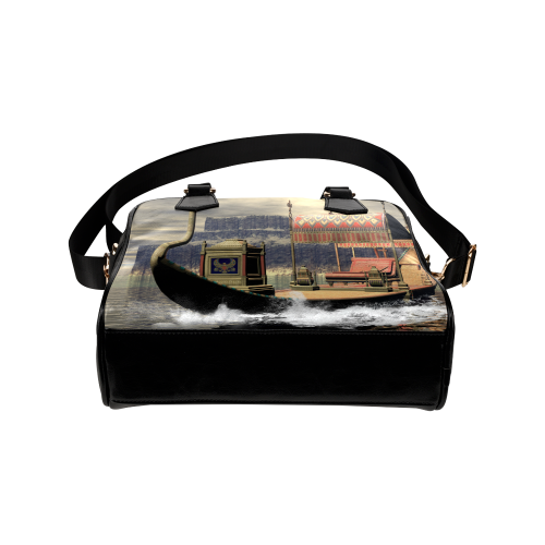 The sacred barge Shoulder Handbag (Model 1634)