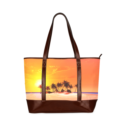 Wonderful sunset in soft colors Tote Handbag (Model 1642)