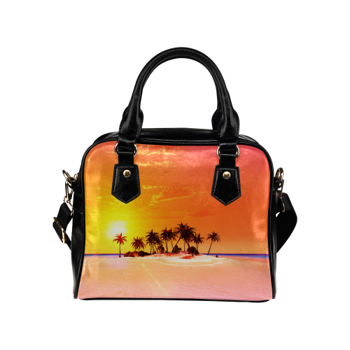 Wonderful sunset in soft colors Shoulder Handbag (Model 1634)