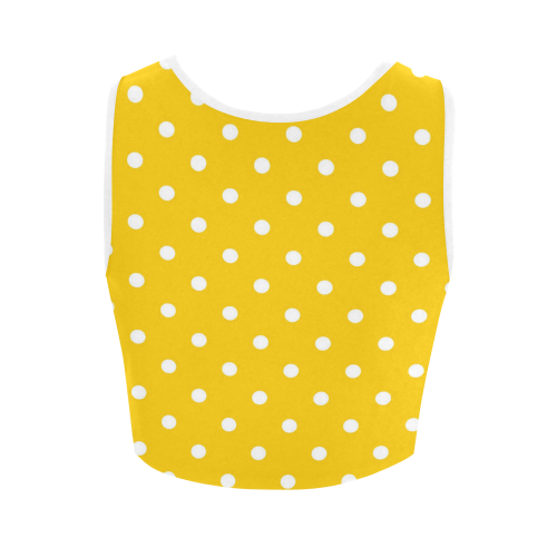 polkadots20160618 Women's Crop Top (Model T42)