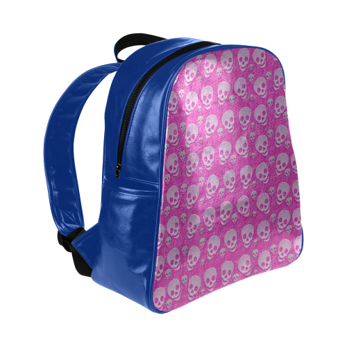 SKULLS PINKY Multi-Pockets Backpack (Model 1636)