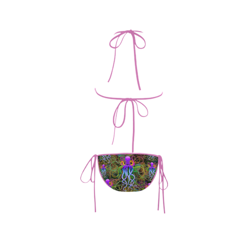 Octopus Psychedelic Luminescence Custom Bikini Swimsuit