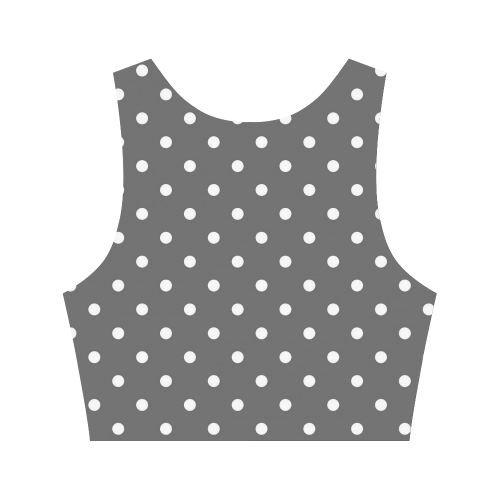 polkadots20160613 Women's Crop Top (Model T42)