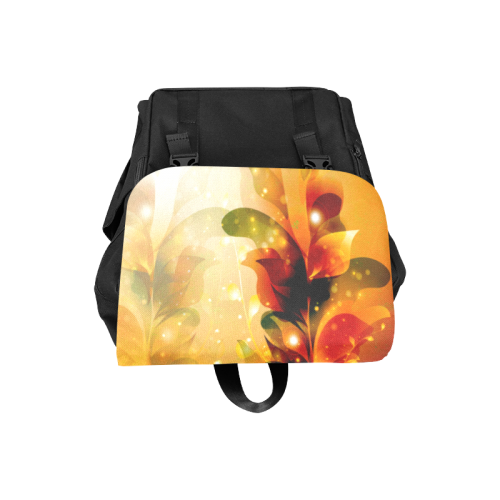 Awesome abstract flowers Casual Shoulders Backpack (Model 1623)