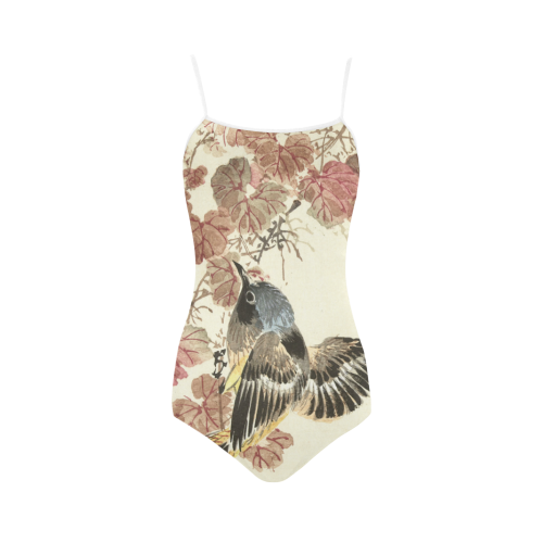 Flying birds, japanese woodcut print,