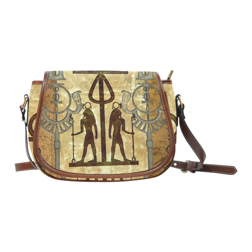 Egyptian sign Saddle Bag/Large (Model 1649)