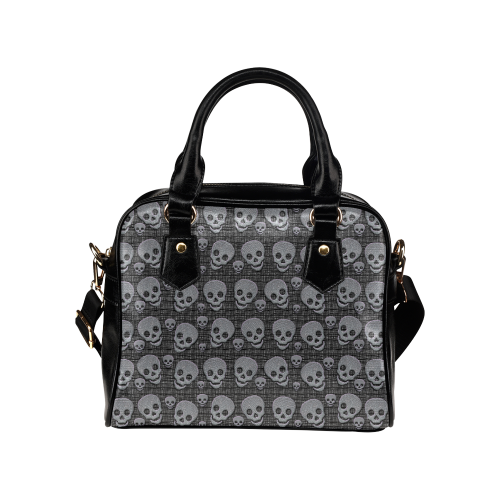 SKULLS EVOLUTION Shoulder Handbag (Model 1634)