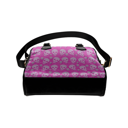 SKULLS PINKY Shoulder Handbag (Model 1634)