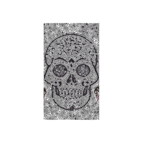 Mosaic Skull Custom Towel 16"x28"