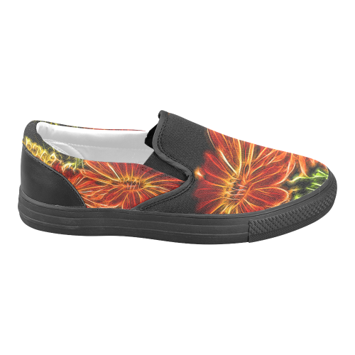 Calendua Topaz Women's Unusual Slip-on Canvas Shoes (Model 019)