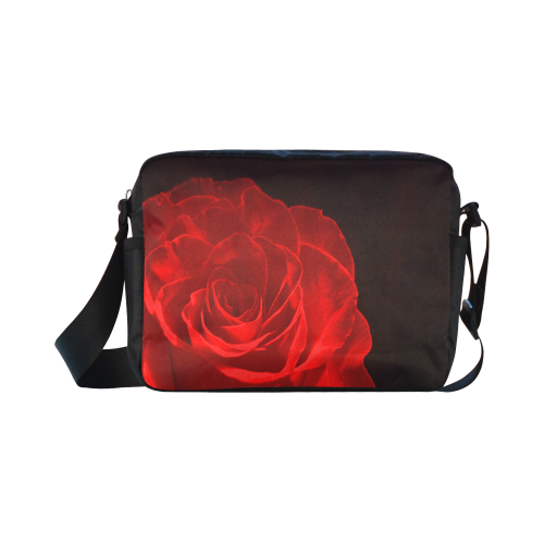 A Rose Red Classic Cross-body Nylon Bags (Model 1632)