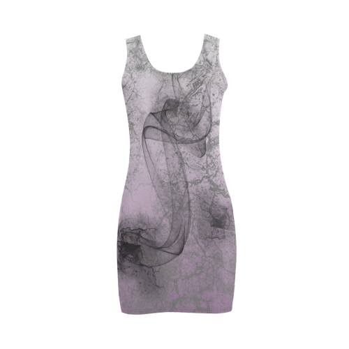 Wall And Smoke Purple Medea Vest Dress (Model D06)