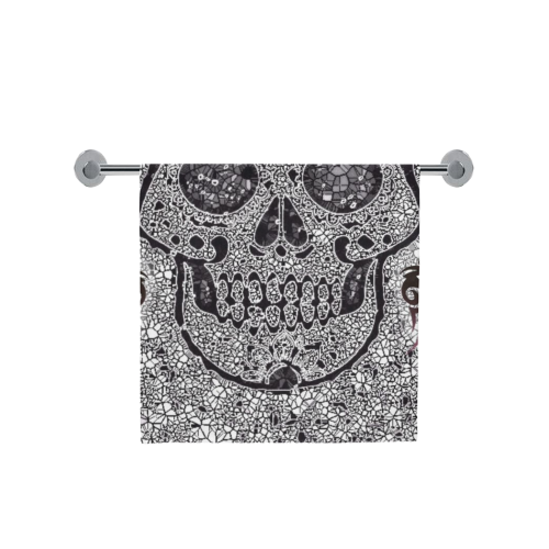 Mosaic Skull Bath Towel 30"x56"