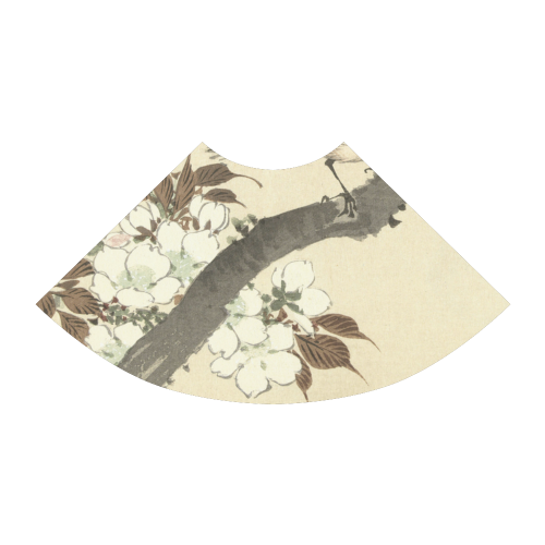 Oriental birds on blossom branch Atalanta Sundress (Model D04)