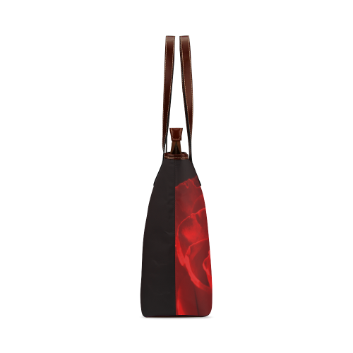 A Rose Red Shoulder Tote Bag (Model 1646)