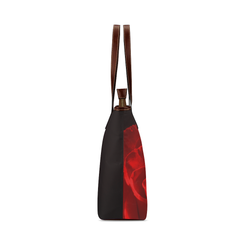 A Rose Red Shoulder Tote Bag (Model 1646)