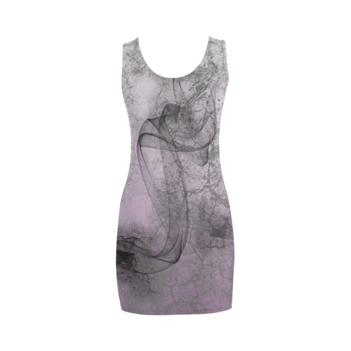 Wall And Smoke Purple Medea Vest Dress (Model D06)