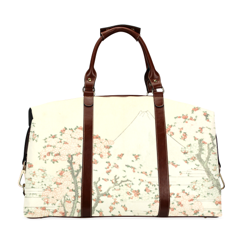 uji mountain cherry blossom, japanese woodcut Classic Travel Bag (Model 1643)