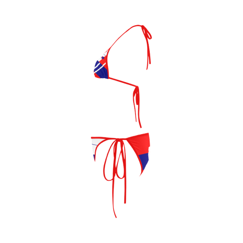 Patriot Color-blocking Custom Bikini Swimsuit